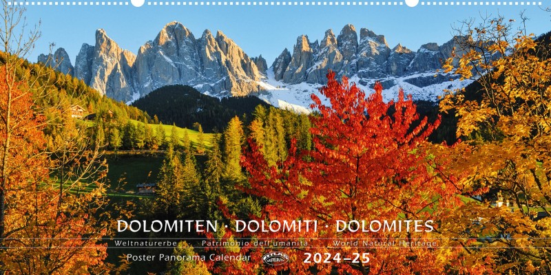 Calendario Panoramico Dolomiten 2024 25 Panorama 80 X 40 Cm Formato   Panoramakalender Panoramadolomiten 2024 2025 978 88 87531 54 1 3 0 